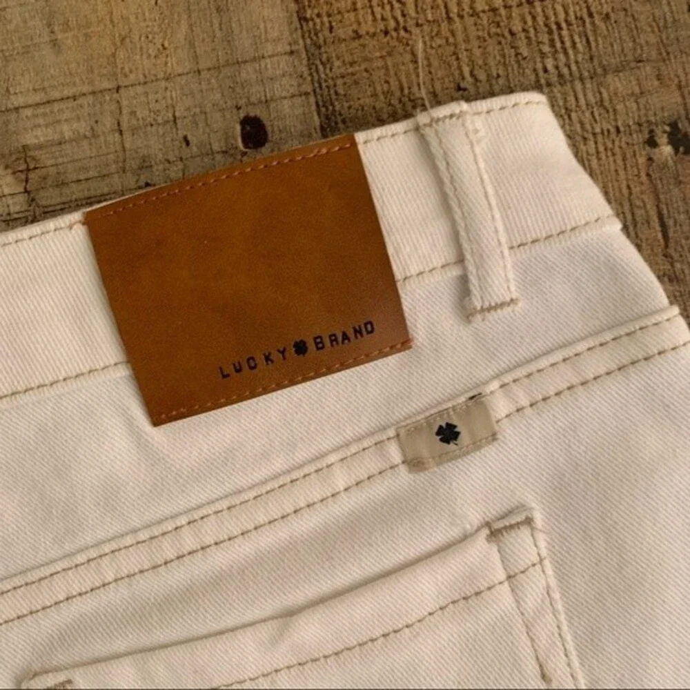 Lucky brand girls white shorts with tribal design - 16